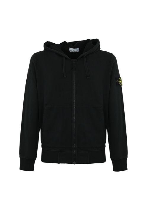 Felpa 6100061 in cotone Black STONE ISLAND | 6100061S0051V0029